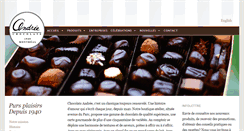 Desktop Screenshot of chocolatsandree.com