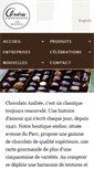 Mobile Screenshot of chocolatsandree.com